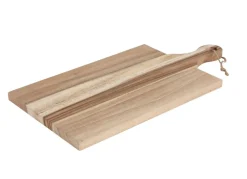 TP Schneid- Und Servierbrett Aus Akazienholz Mit Griff 41X27Cm