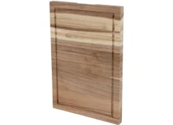 TP Schneid- Und Servierbrett Aus Akazienholz Mit Saftrinne 48X32,5Cm Sale
