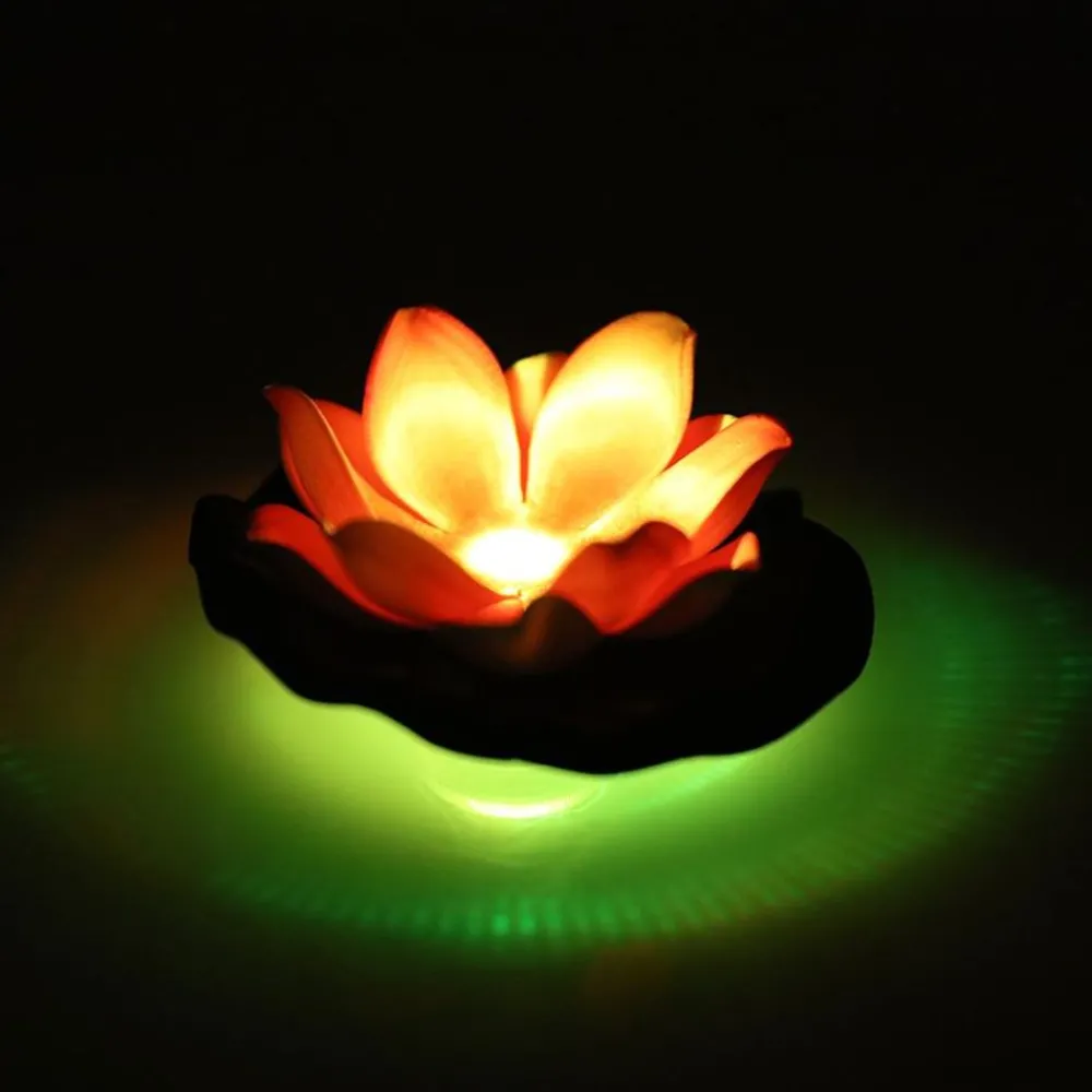 TP Schwimmende Lotusblute Mit Led Farbwechsler 10Cm