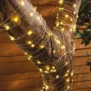TP Solar-Drahtlichterkette 11,9M 100 Micro-Leds Warmweis Hot