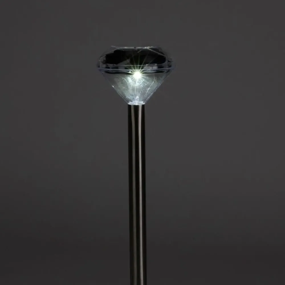 TP Solar-Gartenleuchte Diamant Kaltweis Hot