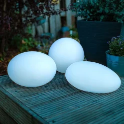 TP Solar-Led-Gartenleuchte Stein 40X17X30Cm Discount