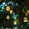 TP Solar-Lichterkette Mit 8 Dekoglasern Und 24 Leds Warmweis Clearance