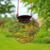 Pseudohersteller Solar-Spirallaterne 13Cm Rot New