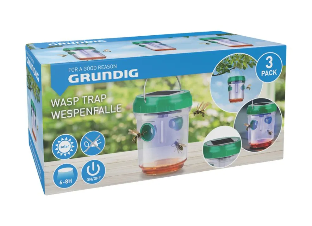Grundig Solar-Wespenfalle 3Er-Set Clearance