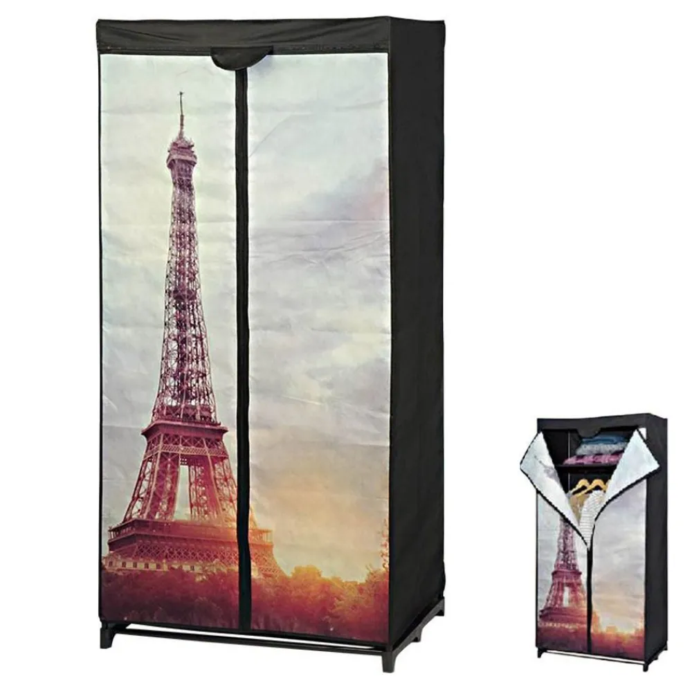 TP Stoffkleiderschrank 75X160X45Cm Paris Outlet