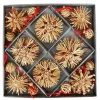New Home Strohanhanger Baumschmuck 56-Teilig Natur/Rot New