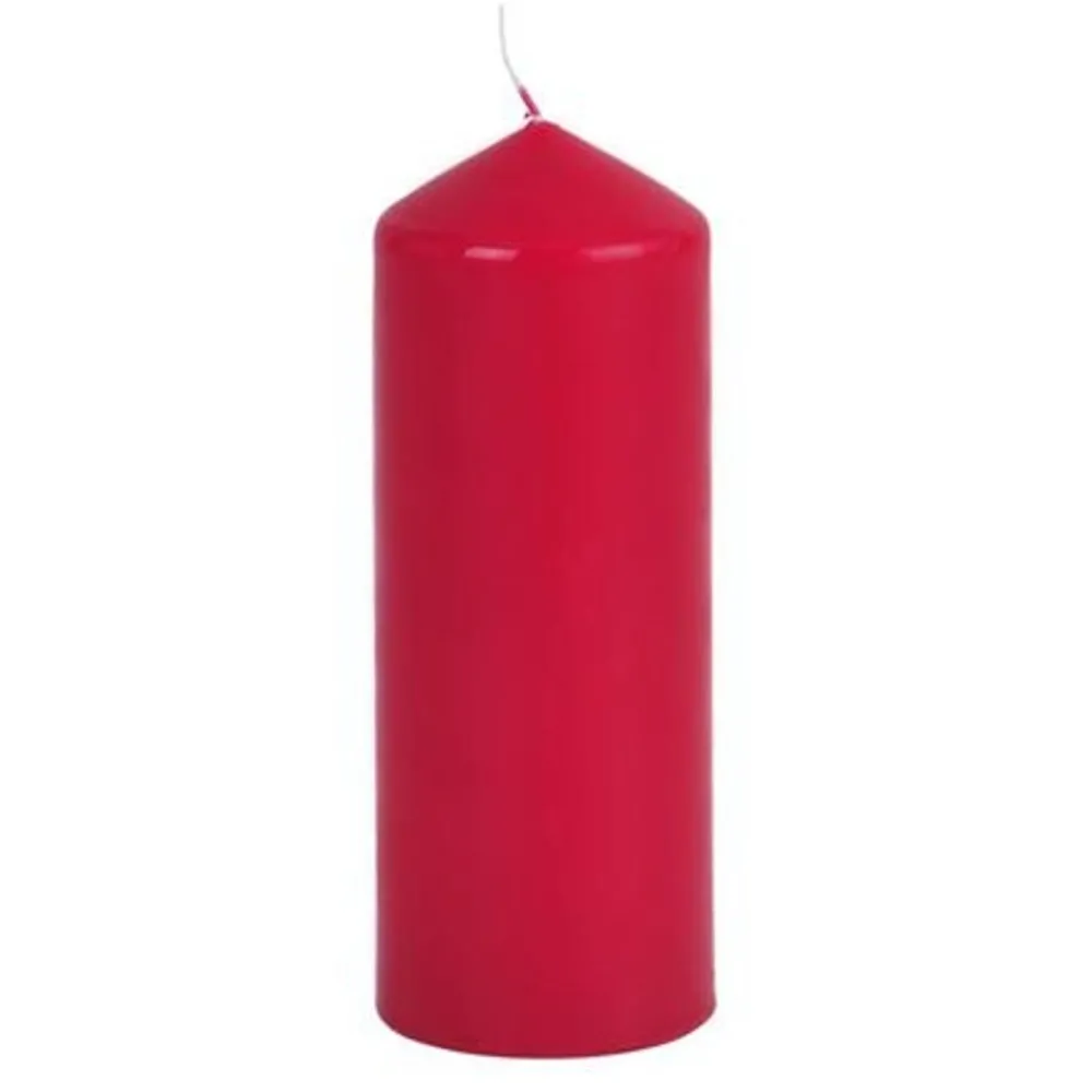 New Home Candlelight Stumpenkerze Glatt 68X180Mm Bordeaux Online