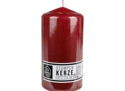 New Home Candlelight Stumpenkerze Glatt 78X150Mm Bordeaux Best