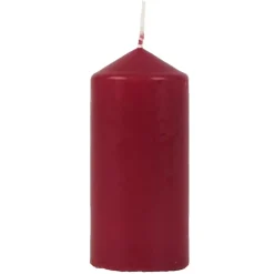 New Home Candlelight Stumpenkerze Glatt 60X125Mm Bordeaux New