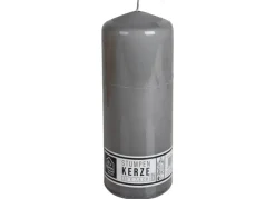 New Home Candlelight Stumpenkerze Glatt 78X200Mm Grau New