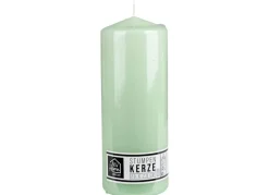 New Home Candlelight Stumpenkerze Glatt 78X200Mm Hellgrun