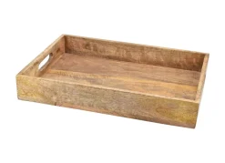 TP Tablett Aus Mangoholz 40X27X6Cm Hot