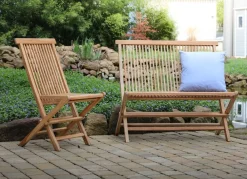 TP Teak-Klappstuhl Modena Natur Unbehandelt Hot