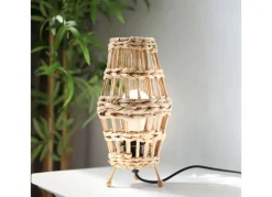 TP Tischlampe Aus Papierseil 14X14X28Cm Natur Sale