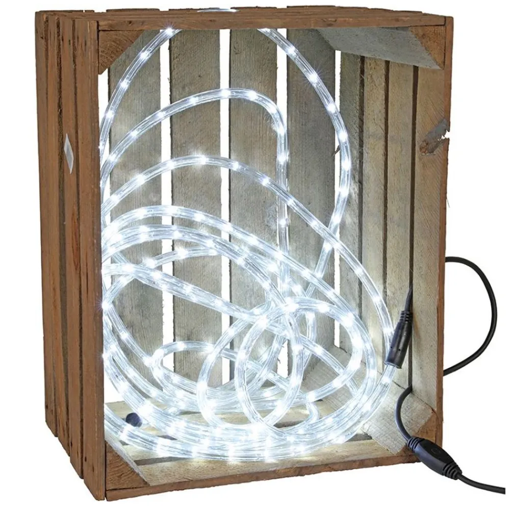 New Home Transparenter Led-Lichtschlauch 10M 240 Leds Kaltweis Outlet