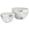TP UberTöpfe Blue Flower Oval 2Er-Set New