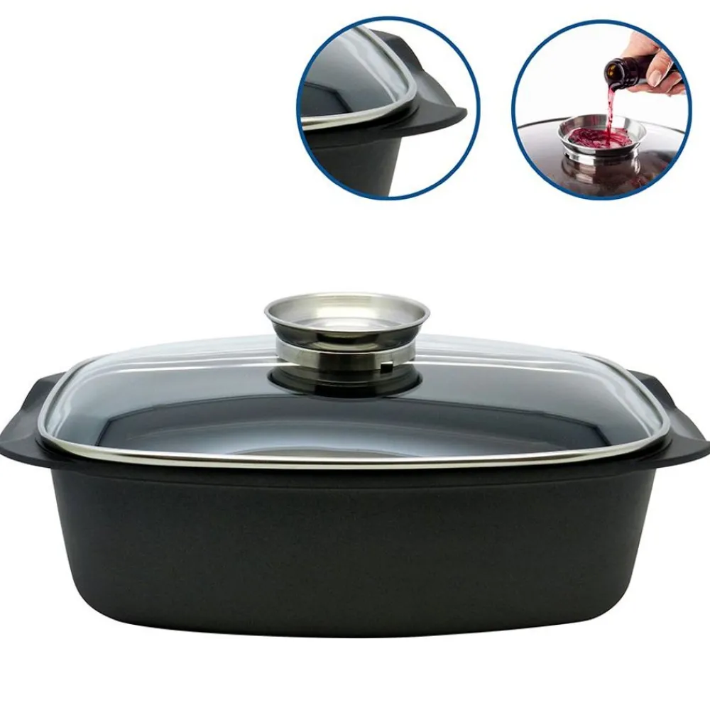 TP Universalbrater Mit Glasdeckel 4,6L New