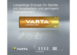 Varta Longlife Aa Lr6 Alkaline Batterien 30Er-Pack Hot