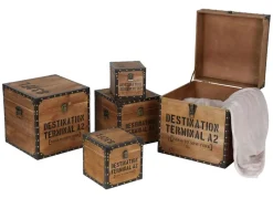 TP Vintage-Holzkisten 5Er-Set Outlet