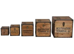 TP Vintage-Holzkisten 5Er-Set Outlet