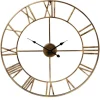 TP Vintage-Metall-Wanduhr 60Cm Bronze Online