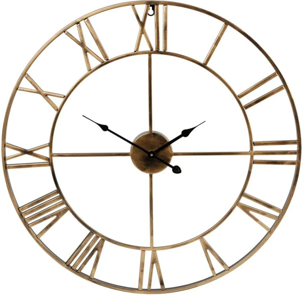 TP Vintage-Metall-Wanduhr 60Cm Bronze Online