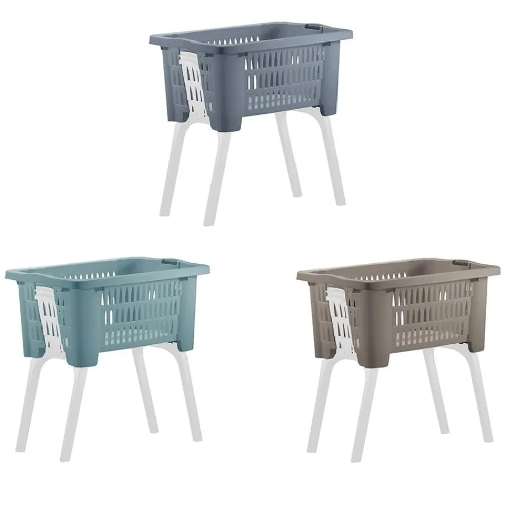 TP Waschekorb Mit Ausklappbaren Beinen 59X39X58Cm Online