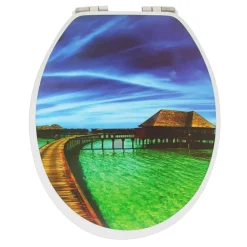 TP Wc-Sitz 3D-Motiv Karibik Discount