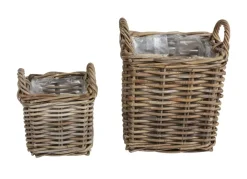 TP WeidenKörbe Athena 2Er-Set Eckig