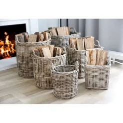 TP WeidenKörbe Rund Natural-Grey 3Er-Set Hot