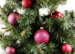TP Weihnachtsbaumkugeln Aus Glas 42Er-Set Rottone Mit Pinken Nuancen Best