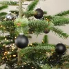 New Home Christmas Weihnachtsbaumkugeln Aus Kunststoff 6Cm 36Er-Set Schwarz Outlet