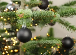 New Home Christmas Weihnachtsbaumkugeln Aus Kunststoff 6Cm 36Er-Set Schwarz Outlet