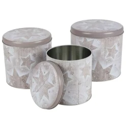 TP Weihnachts-Metalldosen 3Er-Set Design 1 Online