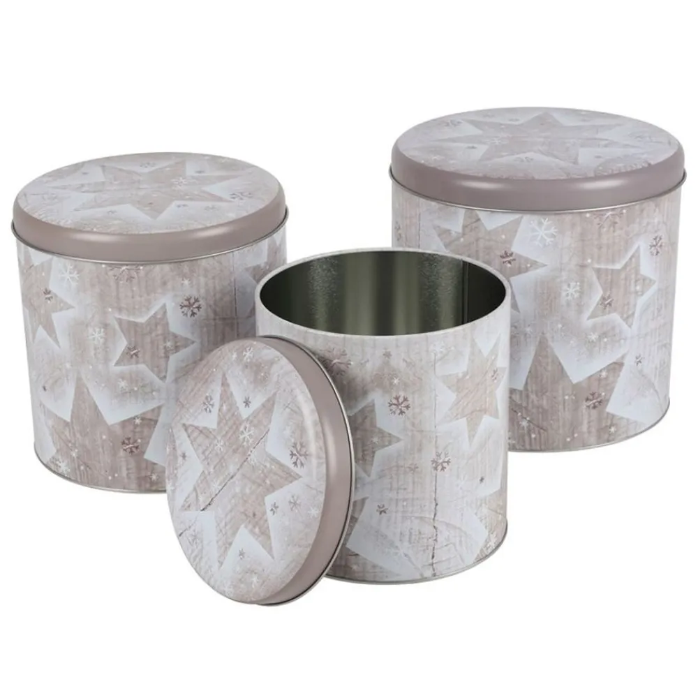TP Weihnachts-Metalldosen 3Er-Set Design 1 Online