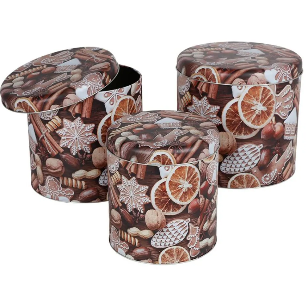 TP Weihnachts-Metalldosen 3Er-Set Design 4 Sale