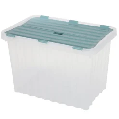 Jelenia Plast Wellenbox Mit Klappdeckel 17 Liter Pastell/Schwarz Sale