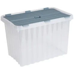 Jelenia Plast Wellenbox Mit Klappdeckel 17 Liter Pastell/Schwarz Sale