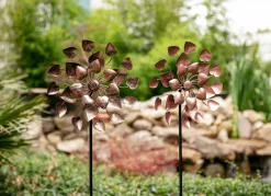 TP Windmuhle Herzen Aus Metall 30X76-106X15Cm Rose Clearance