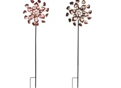 TP Windmuhle Herzen Aus Metall 30X76-106X15Cm Rose Clearance