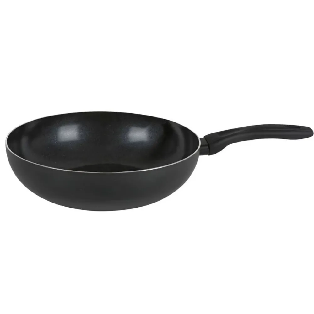 TP Wokpfanne Aus Aluminium 28Cm Schwarz New