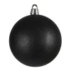 New Home Christmas Xxl-Weihnachtskugel 30Cm Schwarz Mit Glitter Outlet