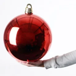 New Home Christmas Xxl-Weihnachtskugel 30Cm Schwarz Mit Glitter Outlet