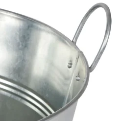 TP Xxl Zinkeimer Mit 2 Griffen 40 Liter Hot